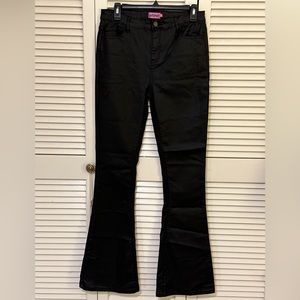 Faux Leather Flare Pants
